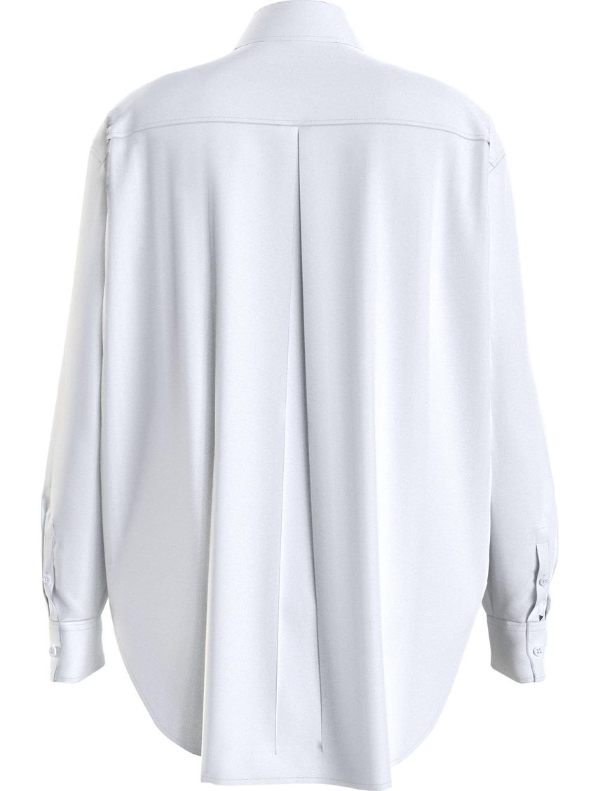 Camisa Blanco Manga Larga Para Dama