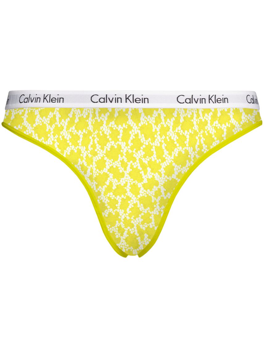 Panties Microfibra Bikini Mujer Calvin Klein Amarillo