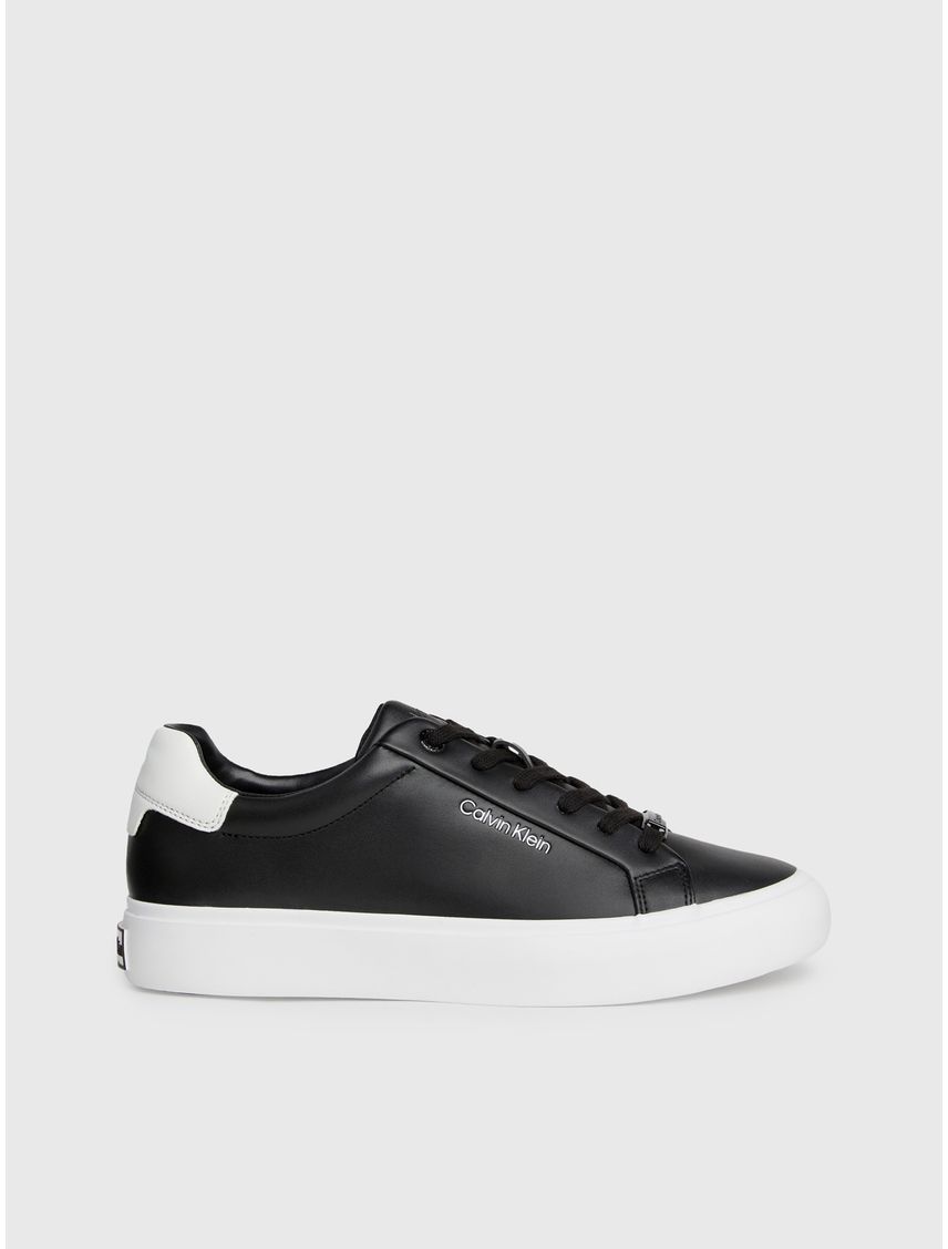 Tenis negro vulcanizao e cuero