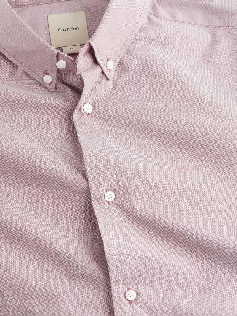 camisa-roja-oxford-regular