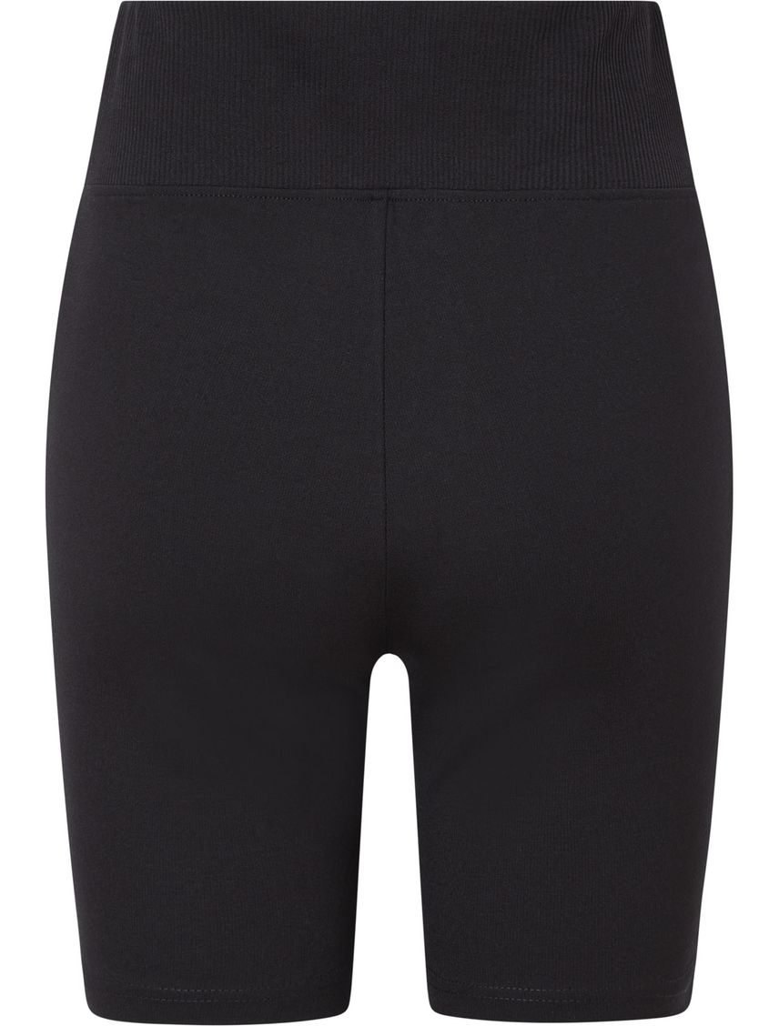 Shorts De Ciclista Punto Milano Negro Calvin Klein Mujer