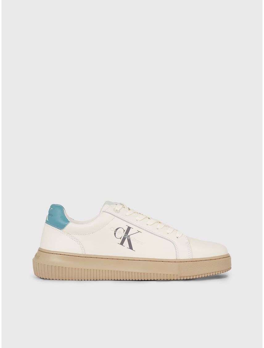 Tenis Beige Con Logo Para Hombre