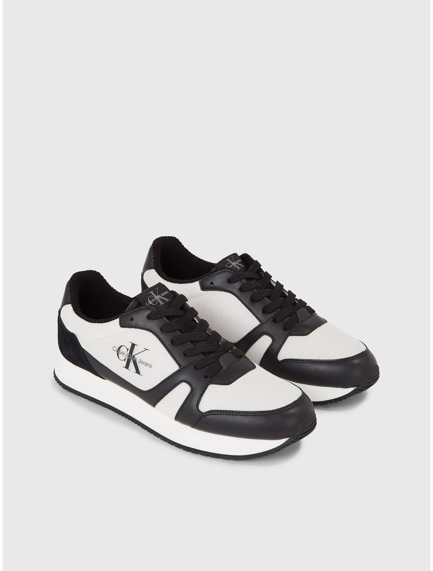 Zapatillas Negro De Malla