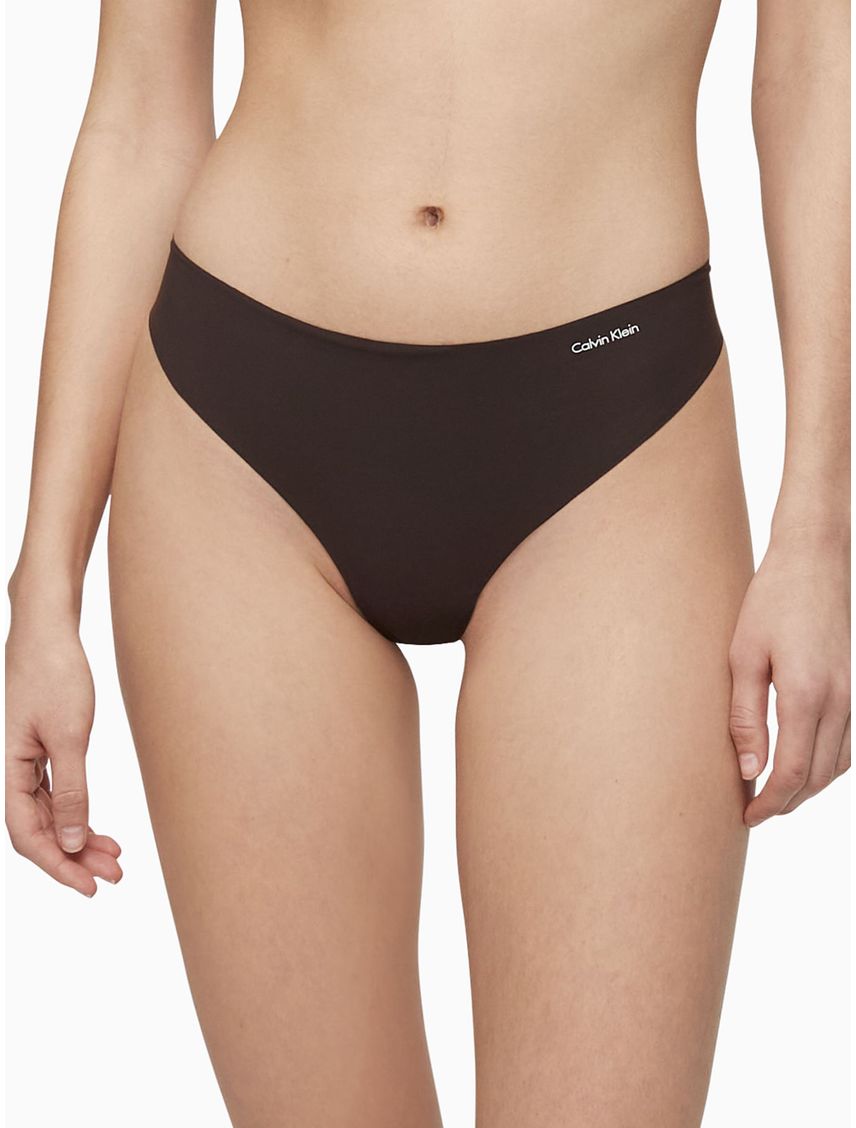 Pantie Tipo Tanga Café Clásica Invisible