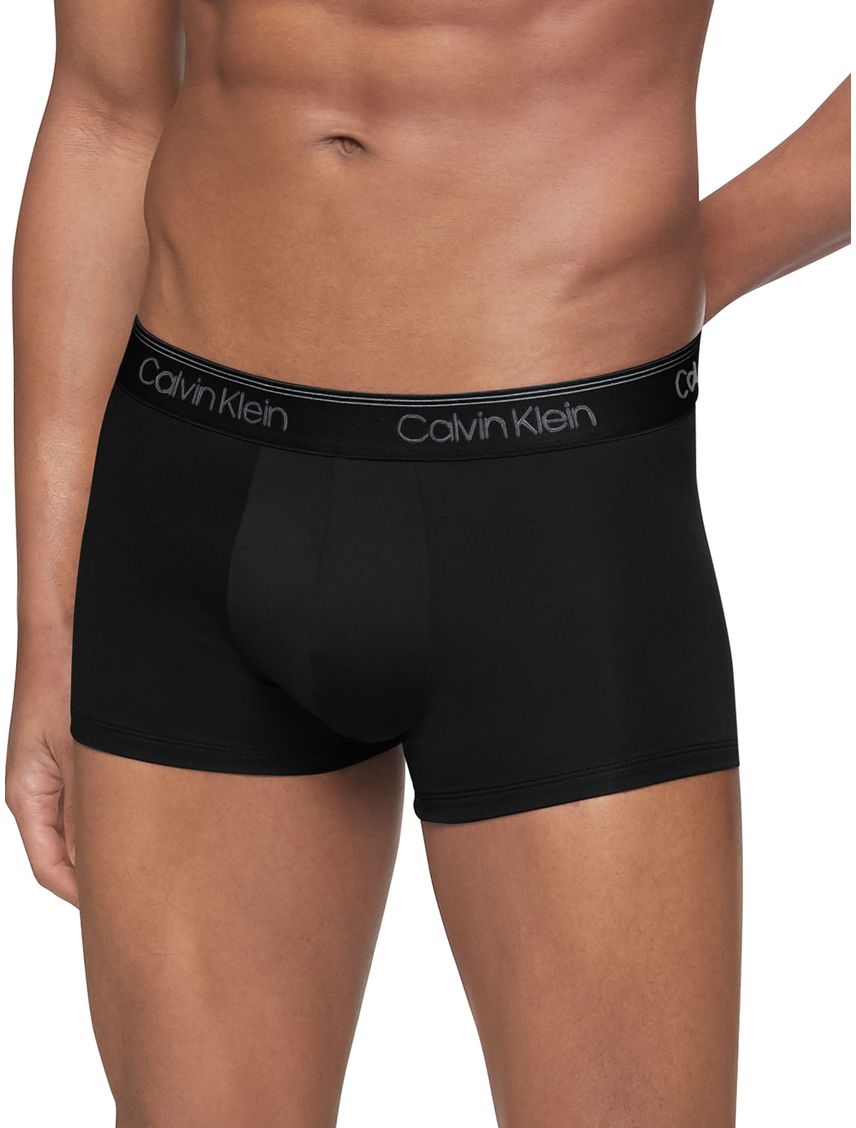 Boxer Negro Microfibra Low Rise Trunk 3 Piezas Hom