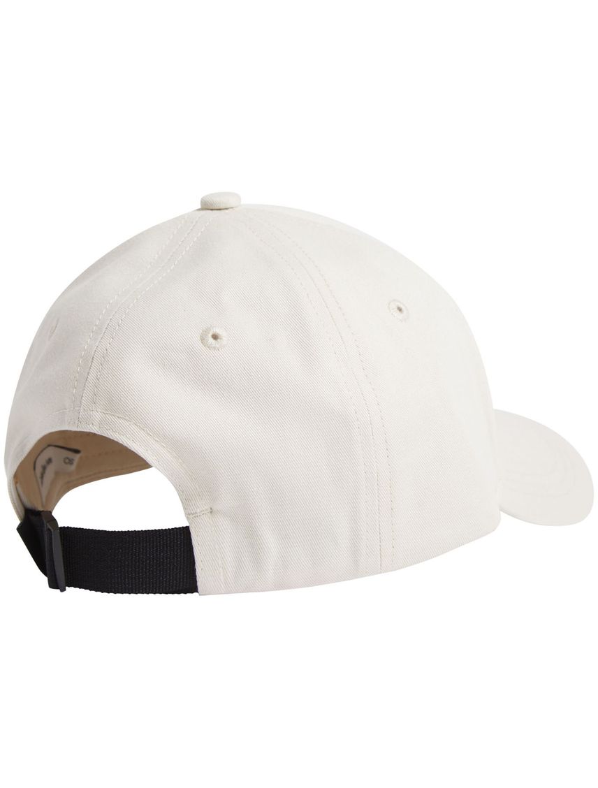 Gorra beige con logotipo bordado
