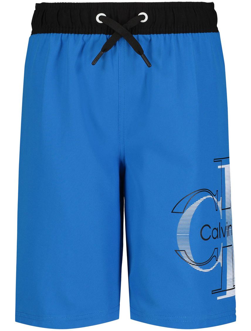 Traje Para Niño Azul De Baño Con Monograma