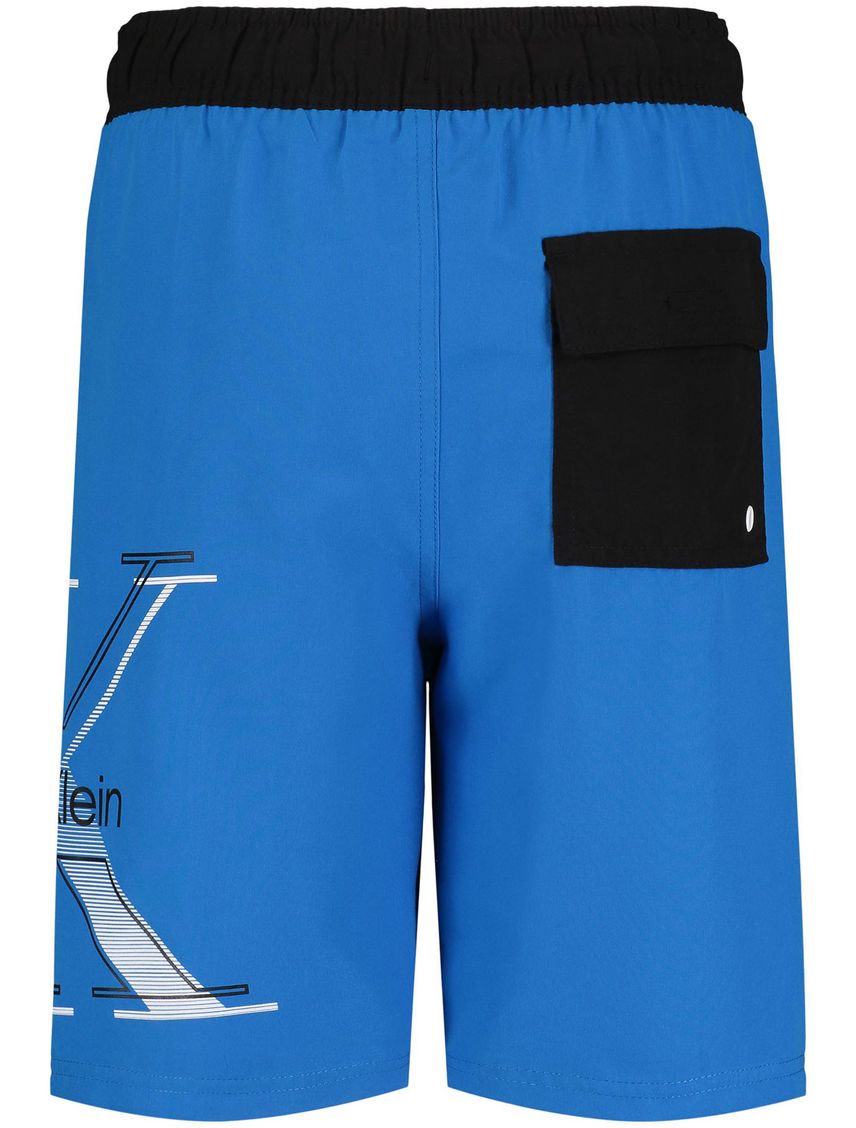 Traje Para Niño Azul De Baño Con Monograma