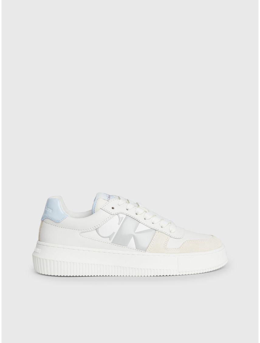 Tenis blanco blanco chunky cupsole