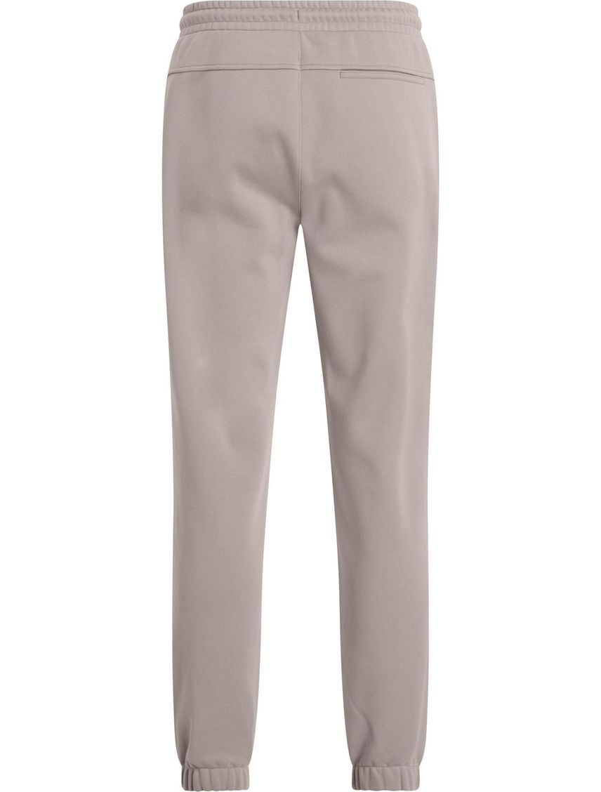 Jogger Beige Deportivo Con Logo Y Cinta Para Hombre