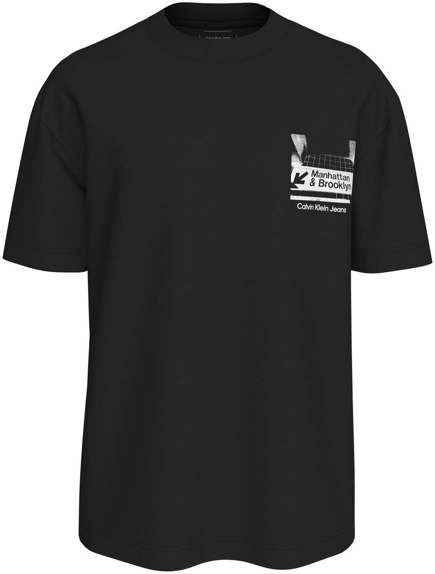 Camiseta negra de algodón