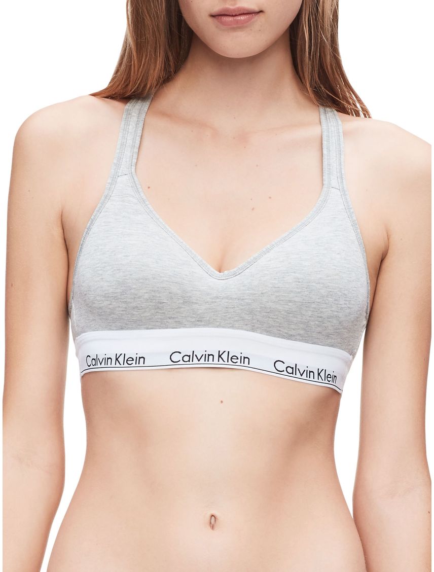 Brassier Gris De Algodón Para Mujer