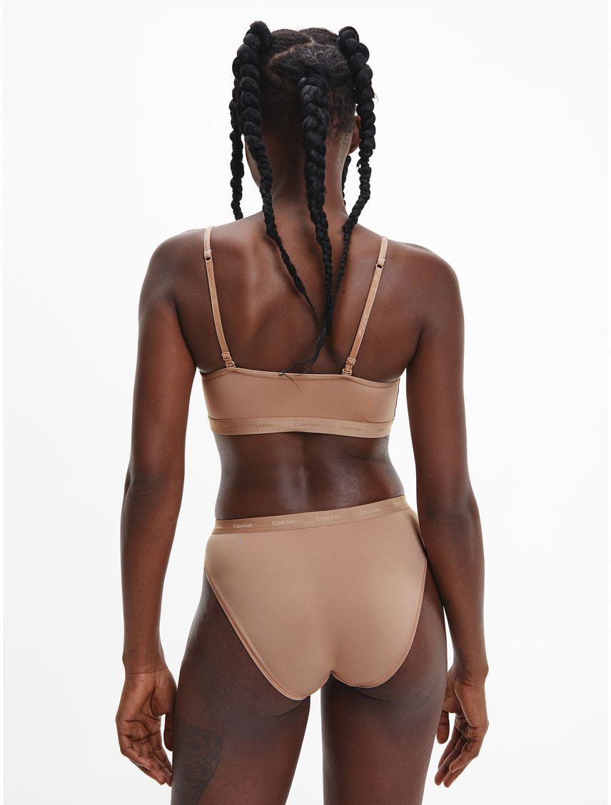 Pantie En Microfibra Tipo Bikini Mid Rise Para Mujer