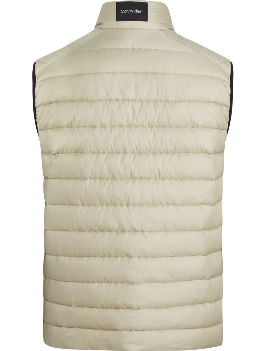 Chaleco Beige Con Relleno De Poliéster Reciclado Para Hombre