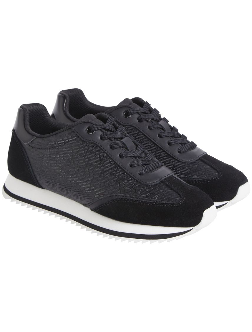 Tenis negro eportivos runner con monograma