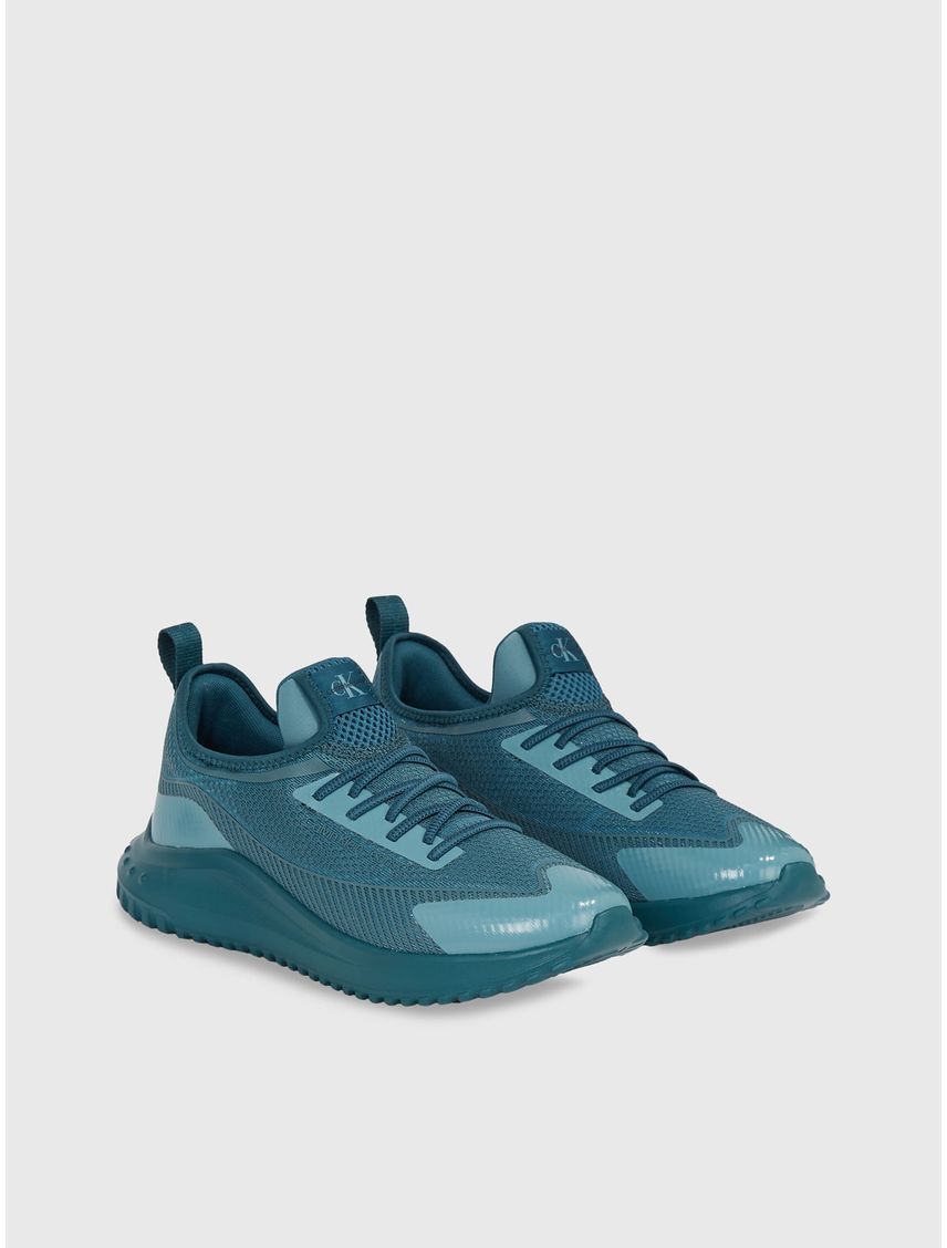 Tenis Azul De Malla Para Hombre