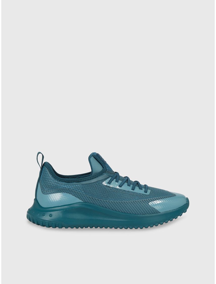 Tenis Azul De Malla Para Hombre