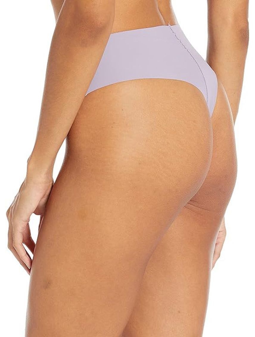 Tanga Morada Invisible De Cintura Alta Para Mujer