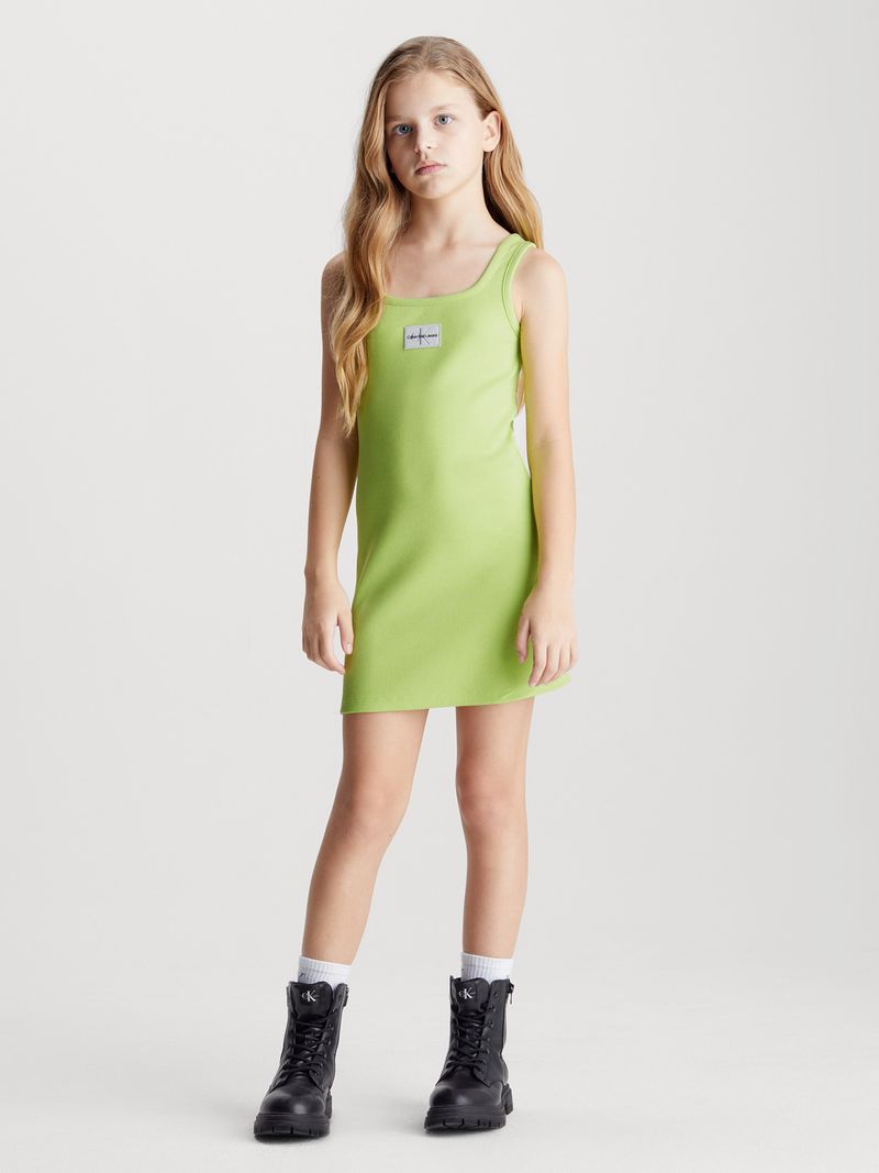 vestido-verde-tirantes-canale-algodon-para-nina