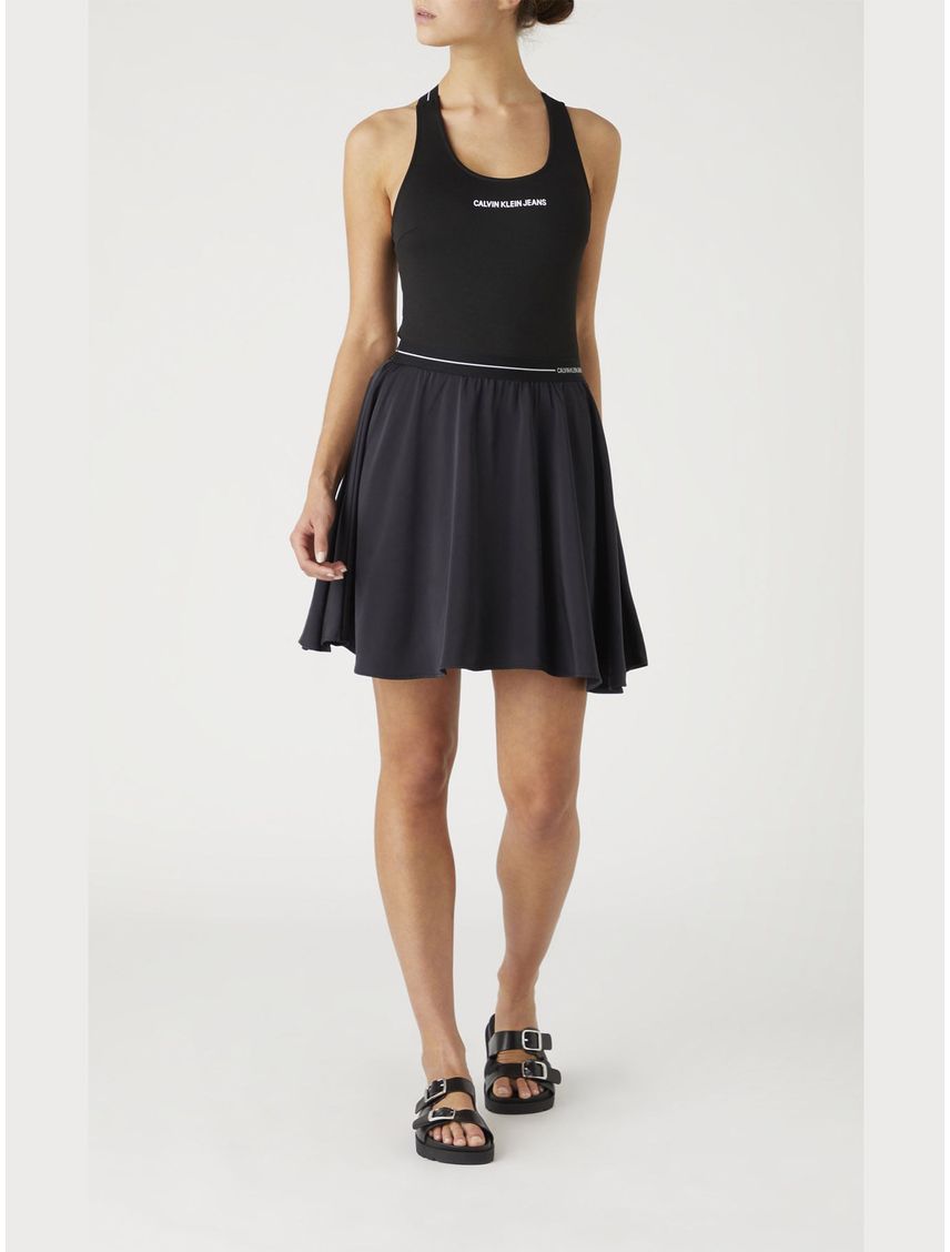 Falda Negro Logo Elastic Mujer Calvin Klein