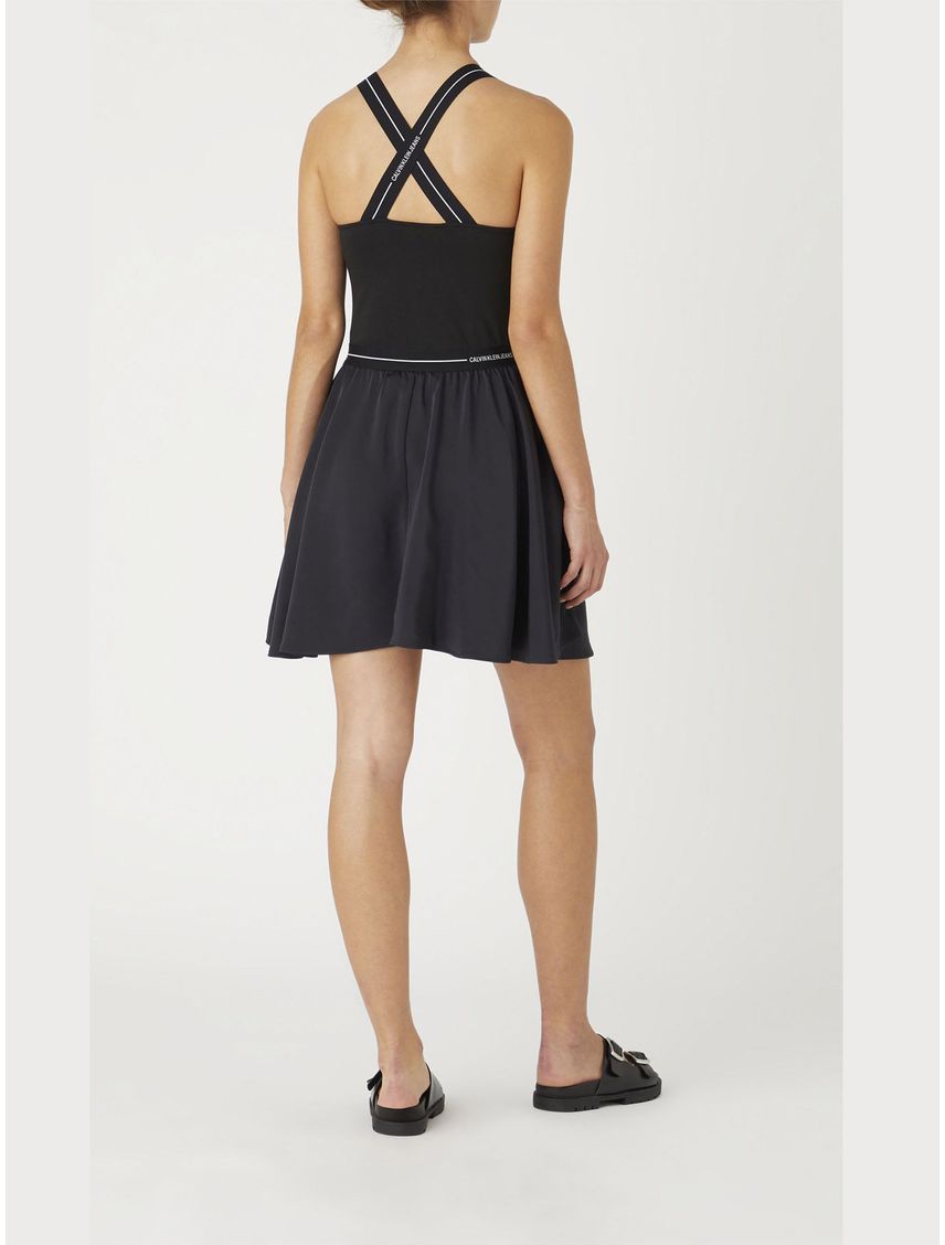 Falda Negro Logo Elastic Mujer Calvin Klein