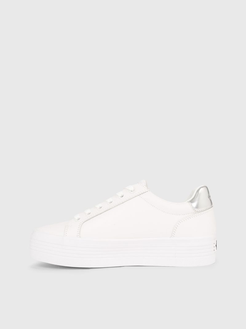tenis-blanco-de-plataforma-de-cuero