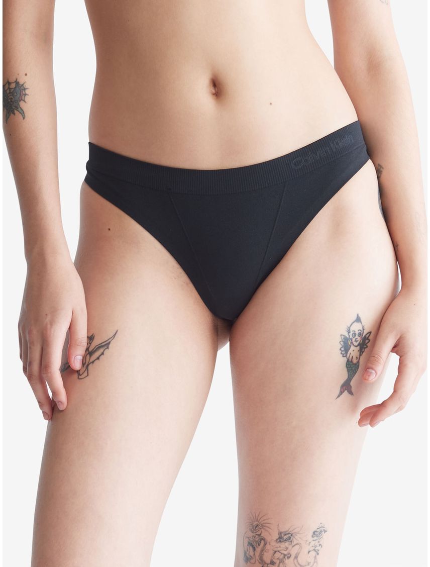 Pantie Negra Tipo Tanga Para Mujer