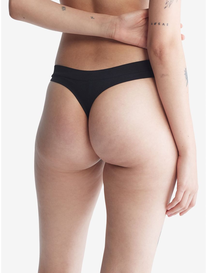 Pantie Negra Tipo Tanga Para Mujer