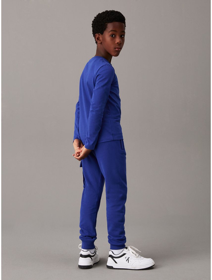 Pantalón Para Niño Azul De Chándal Holgado Cargo