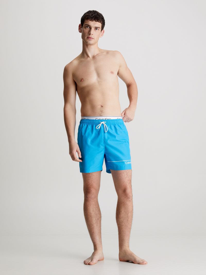 traje-azul-bano-corto-cinturilla-doble
