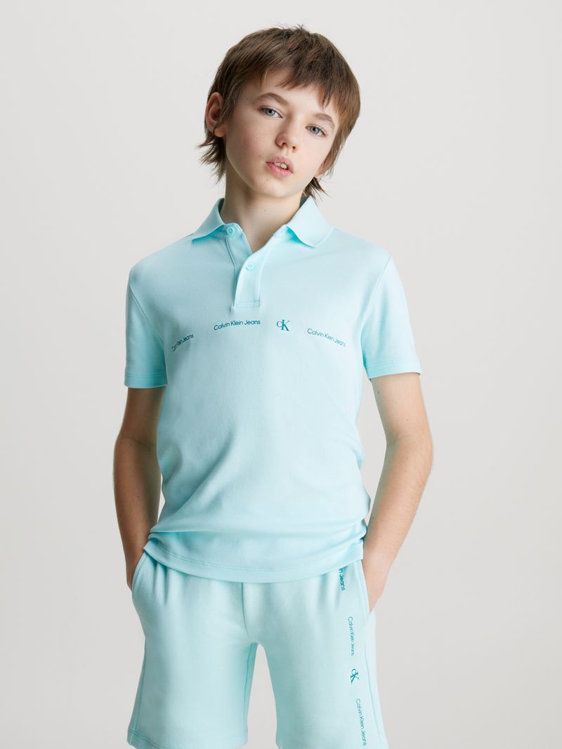 polo-azul-logo-repetido