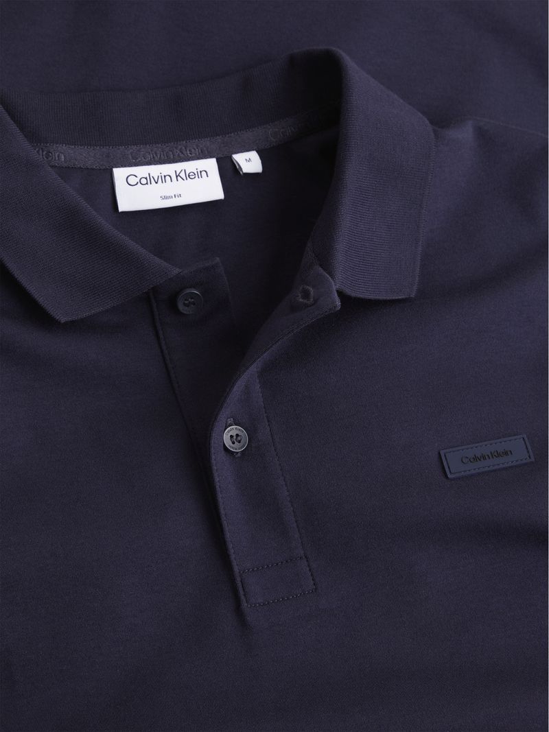 polo-azul-slim-algodon