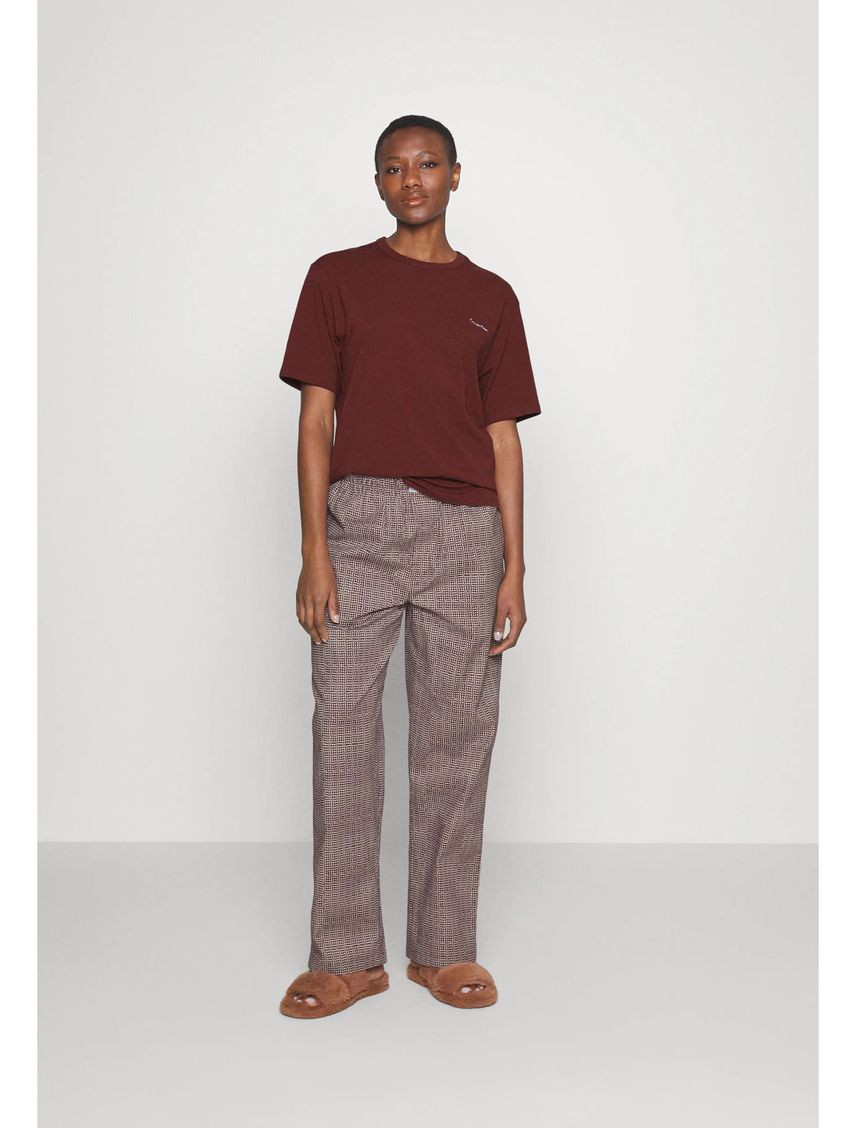Conjunto Multicolor De Pijama Mujer Café Calvin Klein