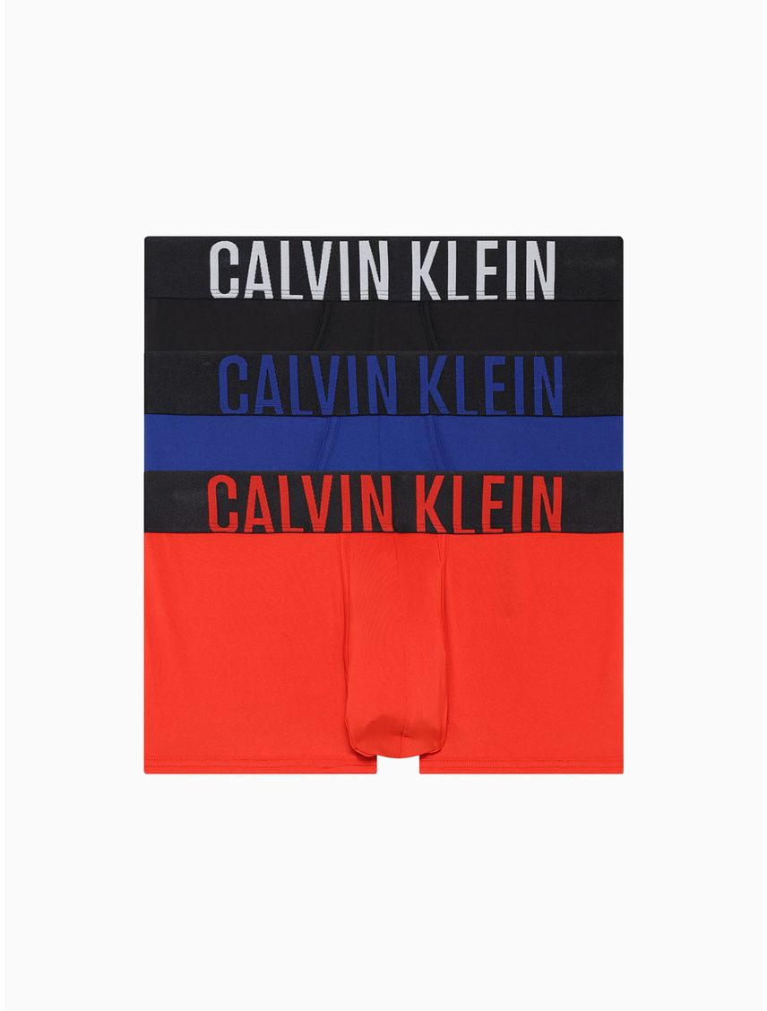 Pack Multicolor De 3 Bóxer Tiro Bajo Hombre Calvin Klein M