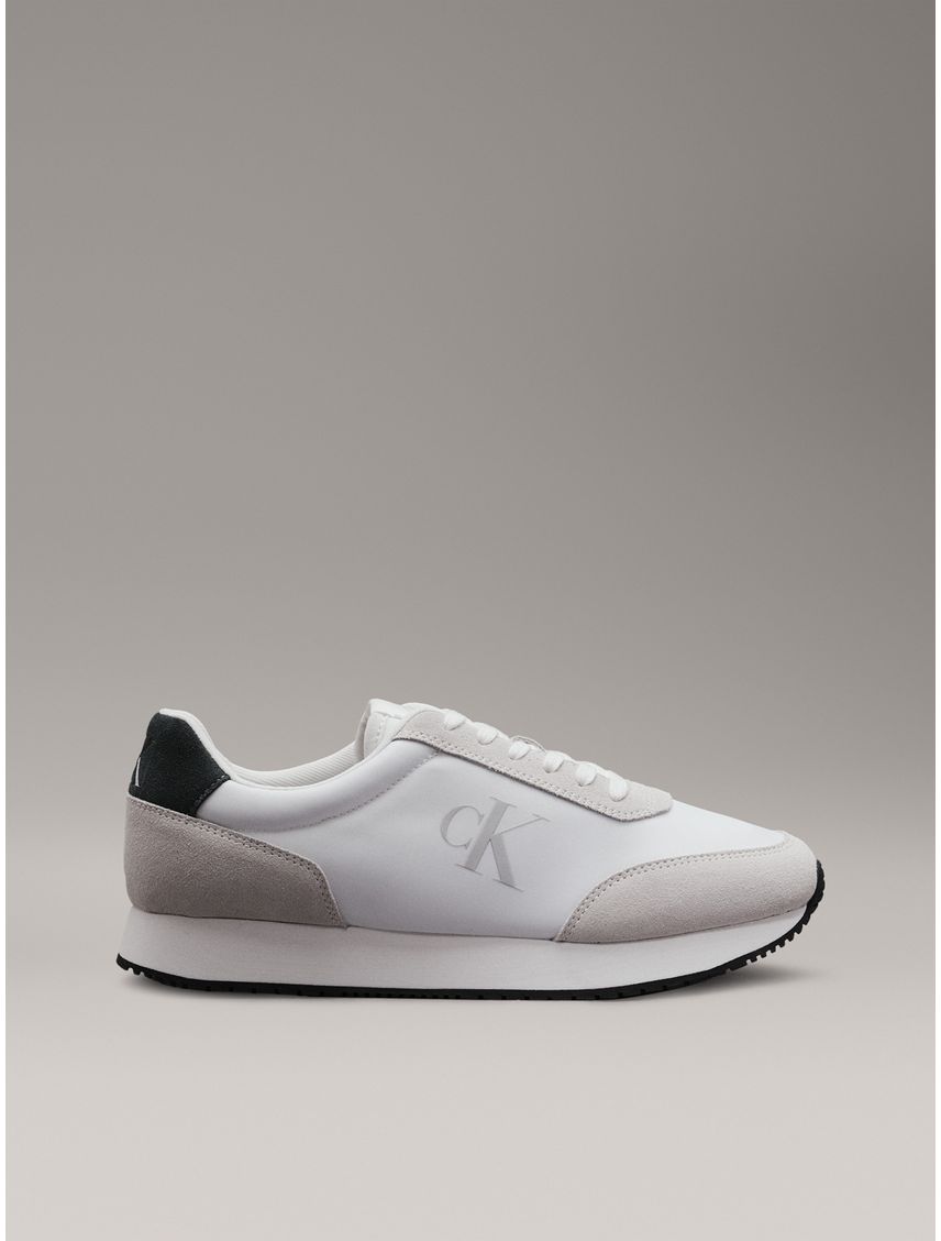 Tenis blanco retro runner e ante