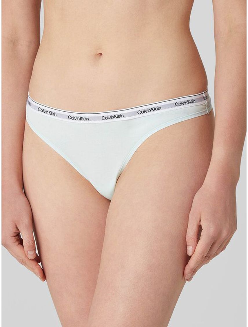 Pantie Tanga Blanca En Algodón - Modern Logo