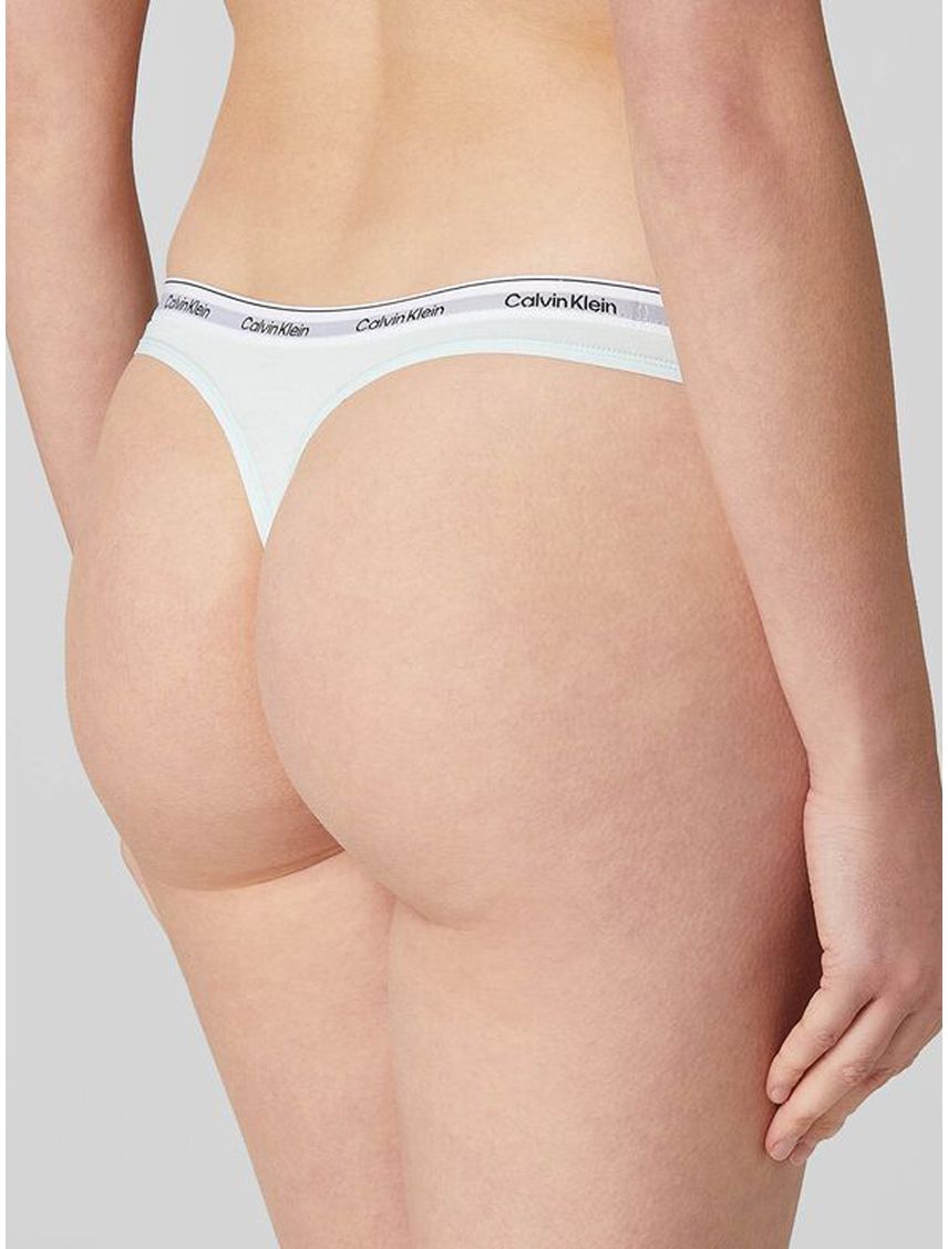 Pantie Tanga Blanca En Algodón - Modern Logo
