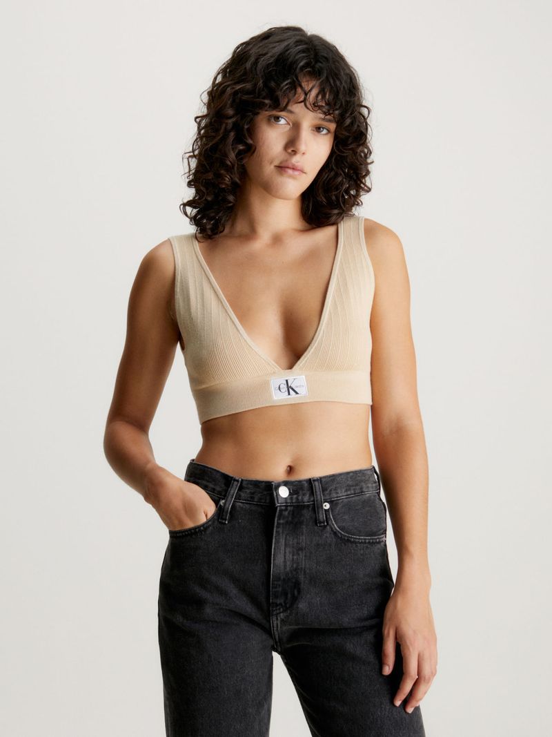 top-beige-de-punto-de-algodon-para-mujer