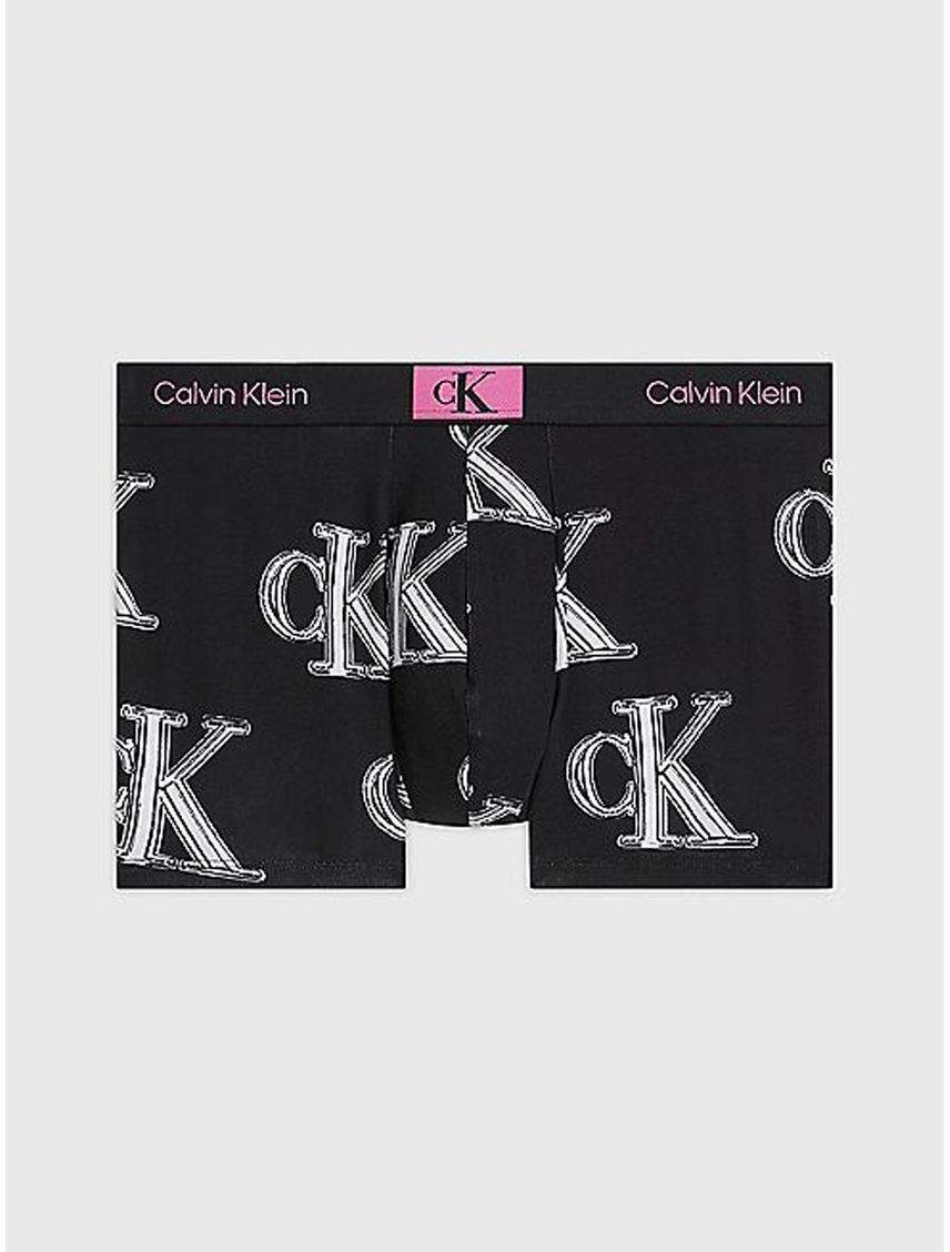 Bóxer negro estampado - CK96