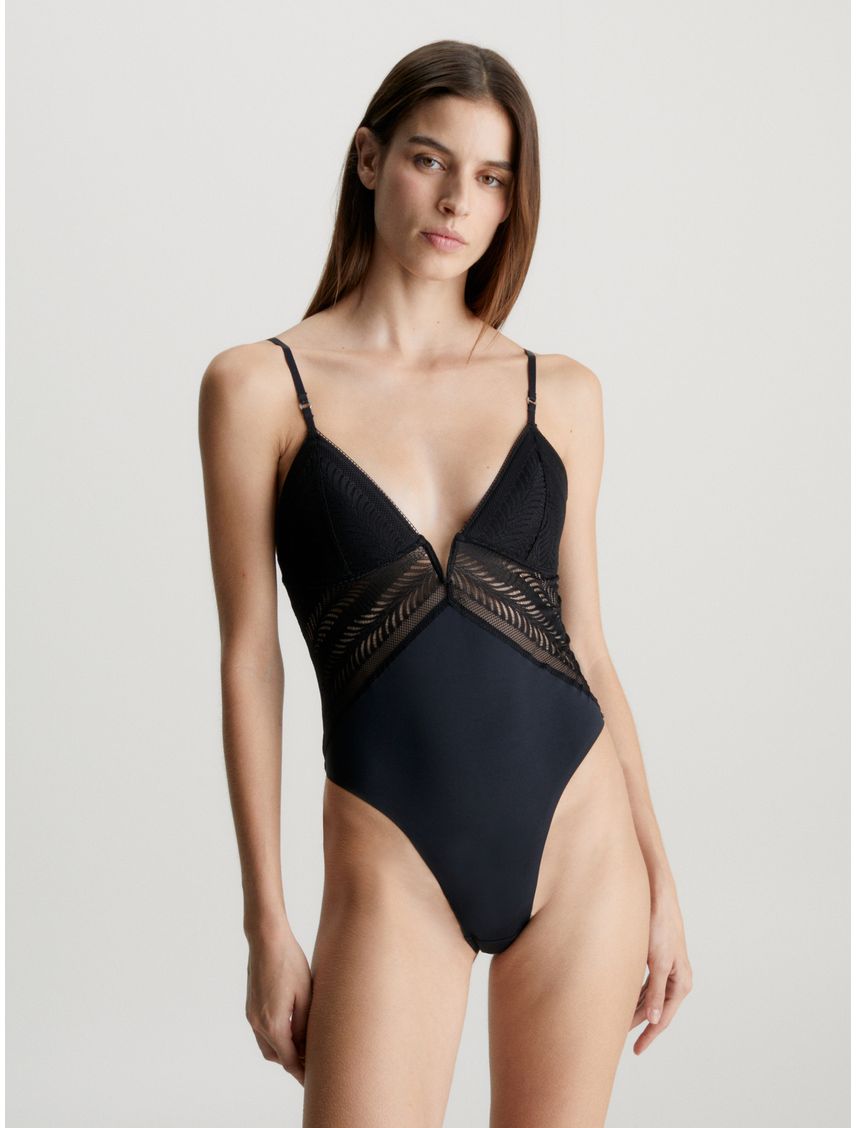 Bodi negro - Minimalist Lace