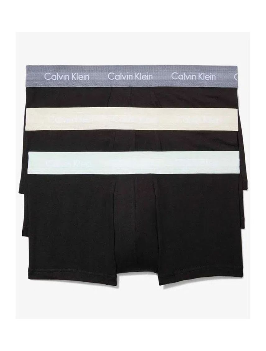 Pack De 3 Boxer Negros Low Rise Trunk Para Hombre
