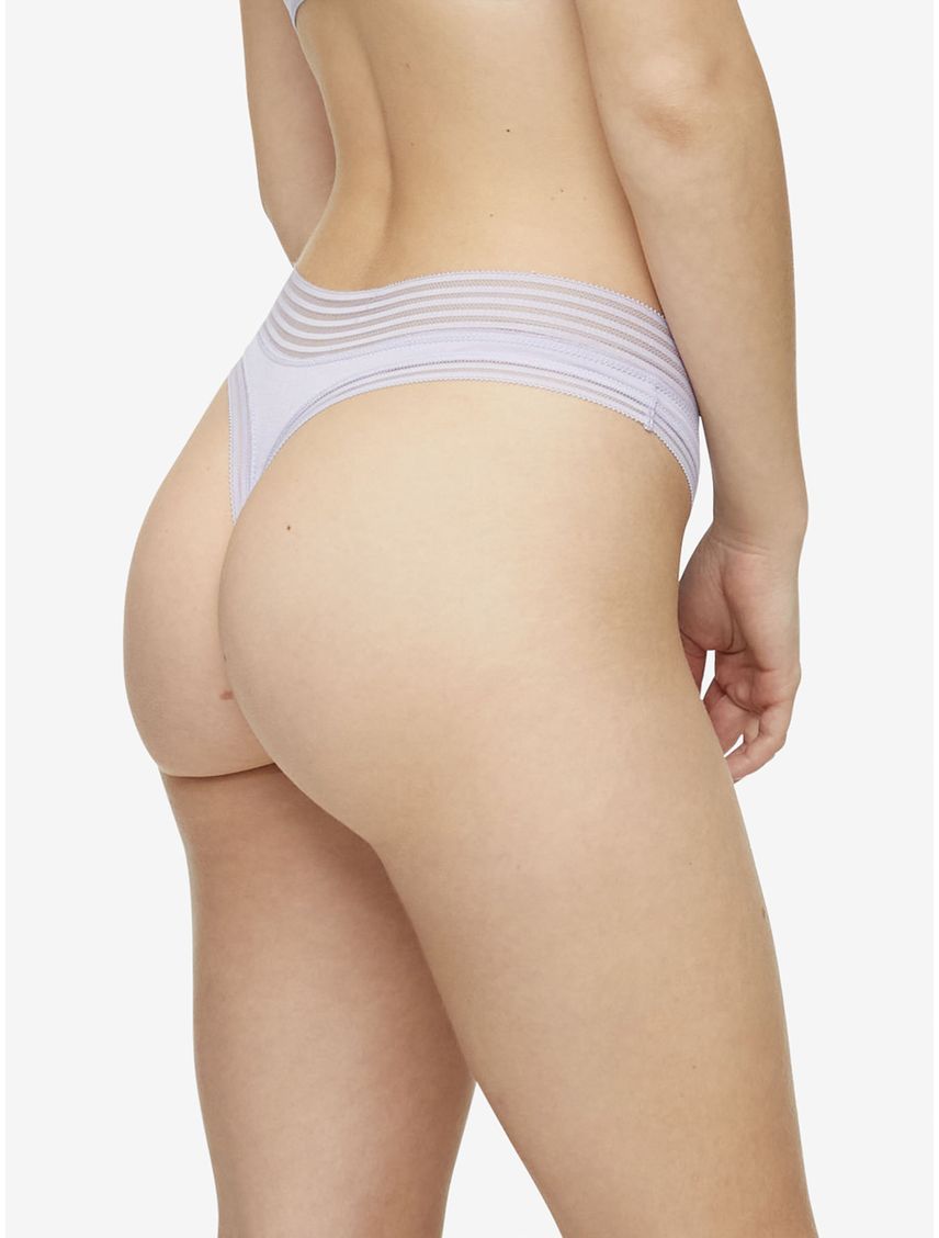 Pantie Morado Tipo Tanga Para Mujer