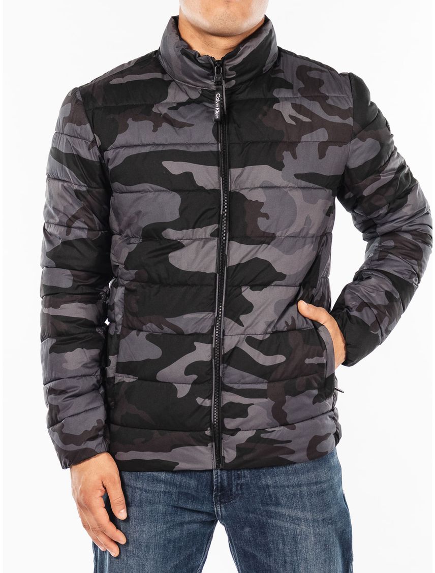 Chaqueta Negro Manga Larga Con Cierre