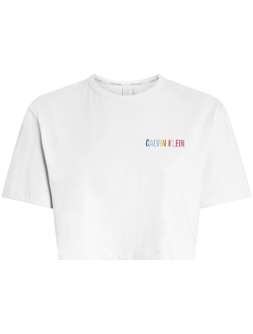 Camiseta blanca blanca de estar en casa - Intense Power Pride