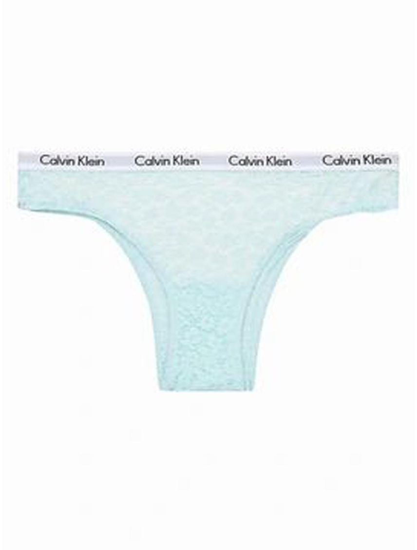 Pantie Verde Tipo brasileña - carousel lace