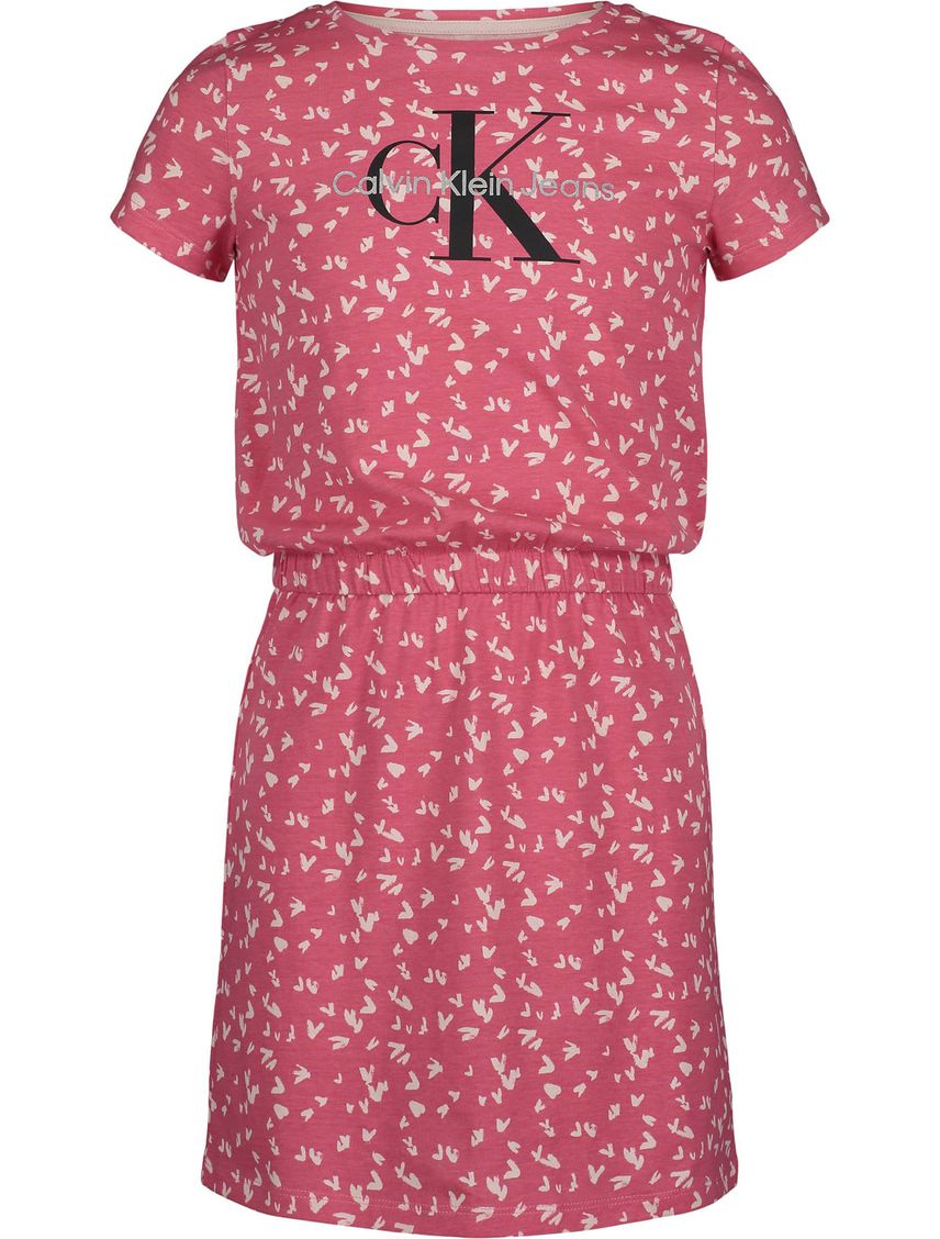 Vestido Niña Rosado Calvin Klein