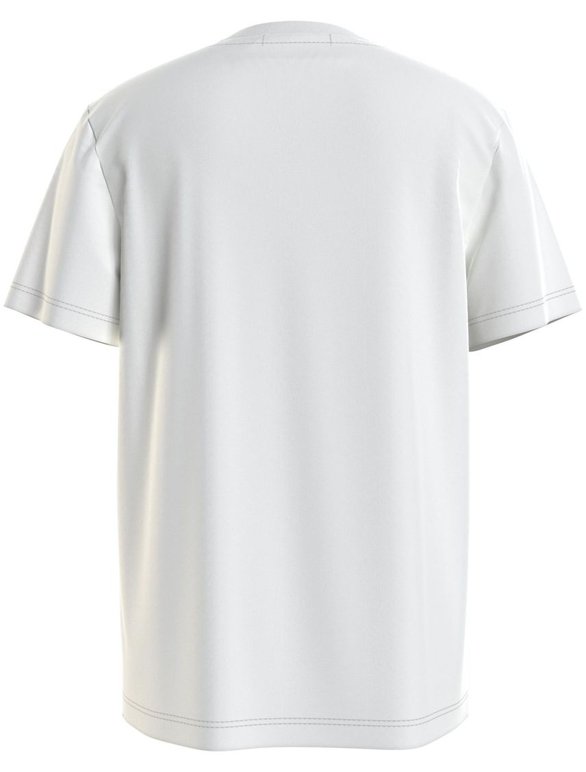 Camiseta blanca con estampado Institutional para niño