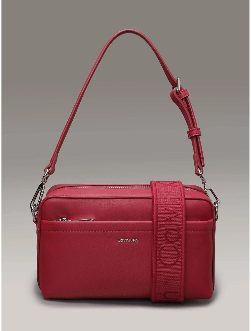 Bolso rojo cruzado convertible