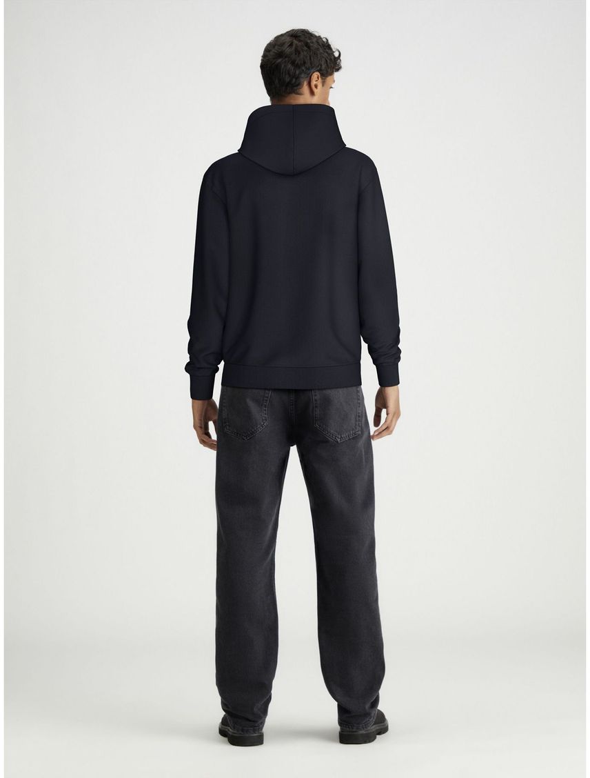 Buzo Negro Graphic Stamp Nyc Para Hombre