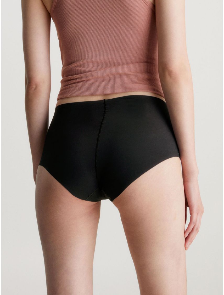 Pantie Tipo Hipster Negro Invisible Con Talle Alto